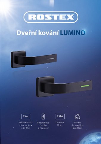 RAVENA H LUMINO  kliky opatřeny světelným zdrojem